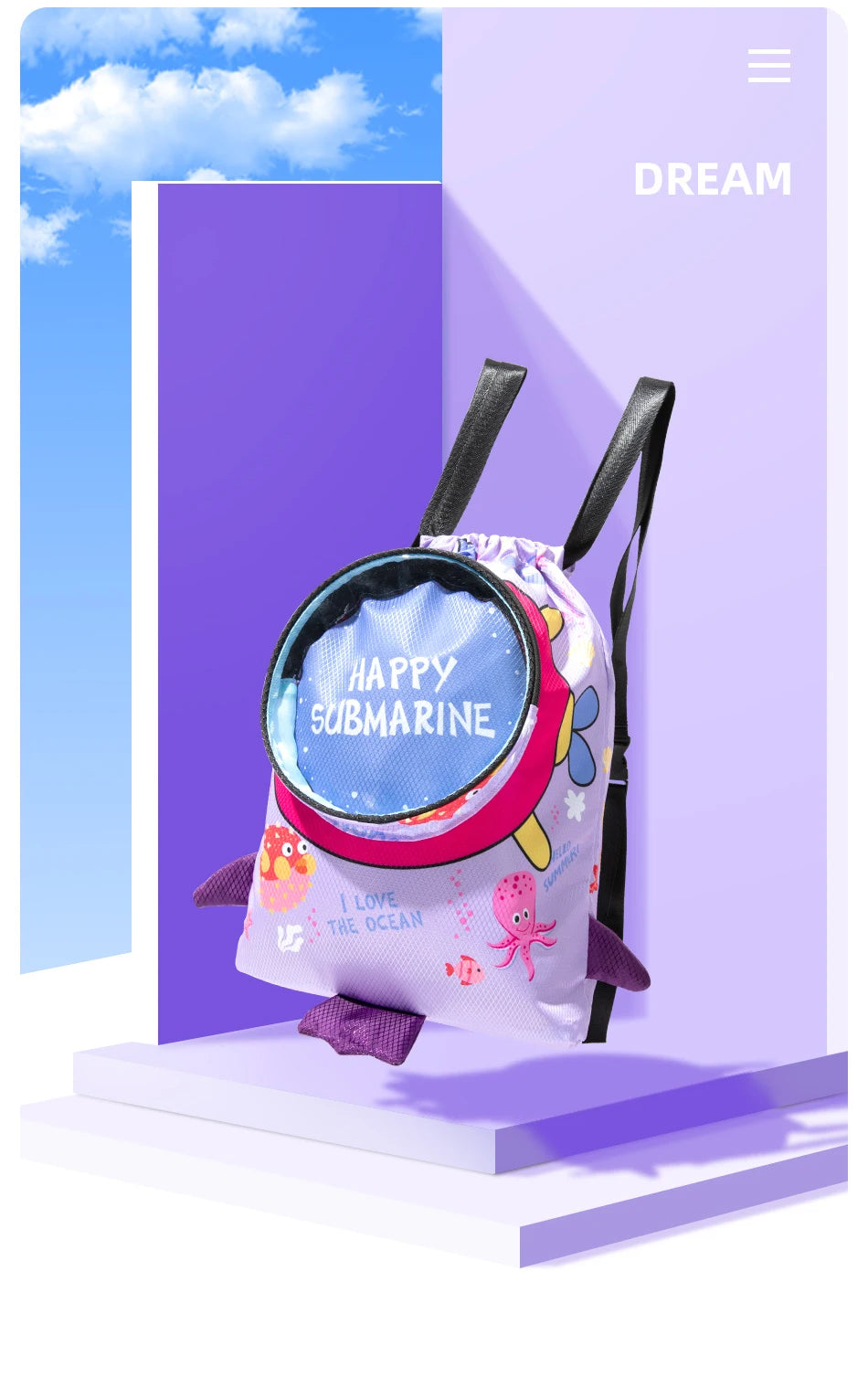 Children WaterproofSports Bags Kids Boys Girls