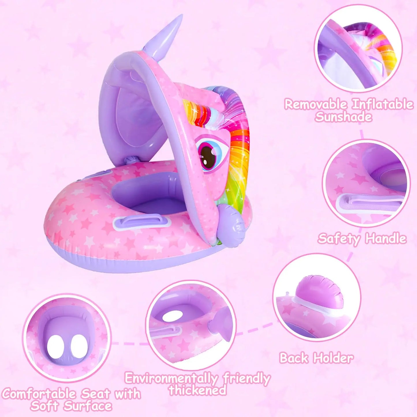 Baby Unicorn pool float