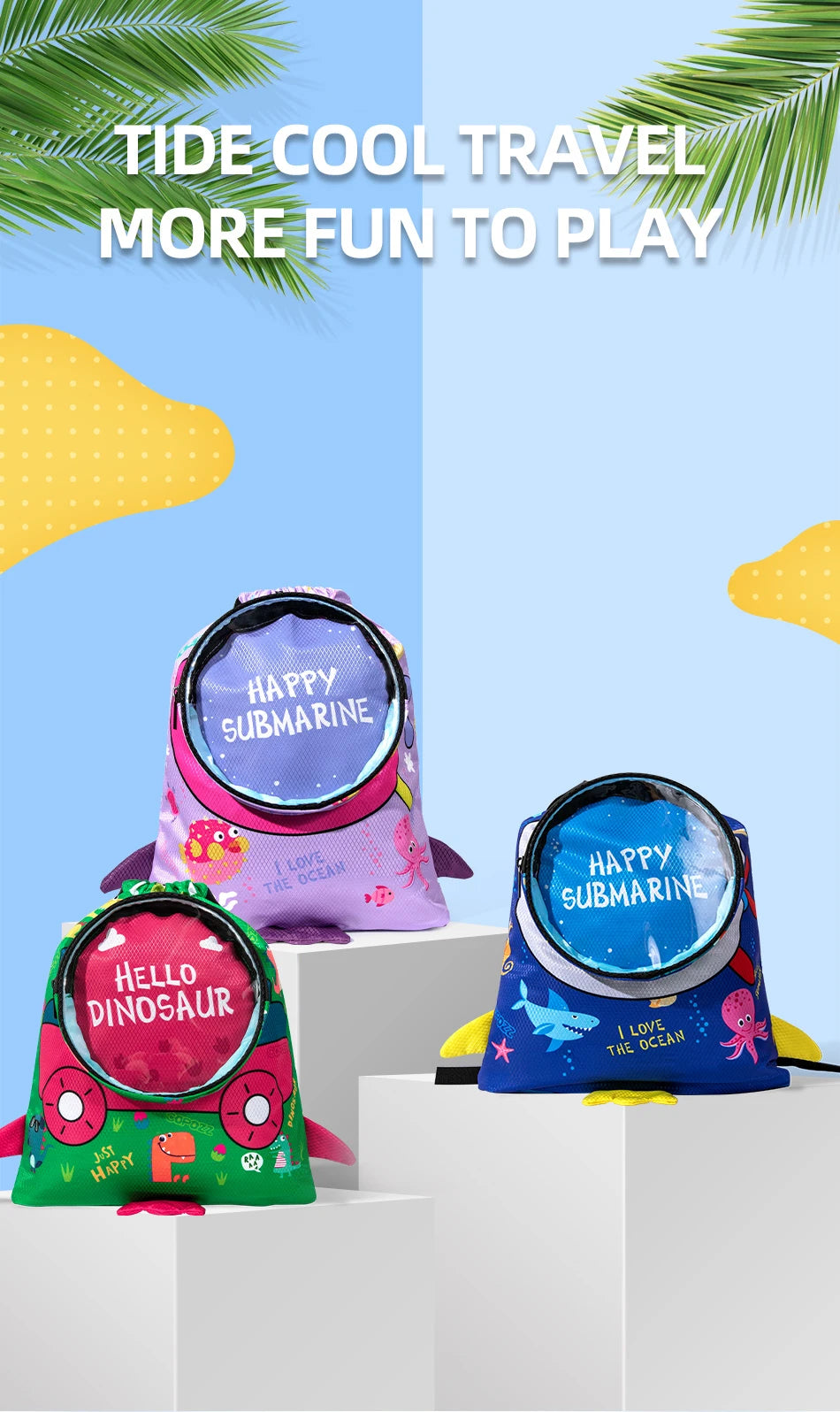 Children WaterproofSports Bags Kids Boys Girls