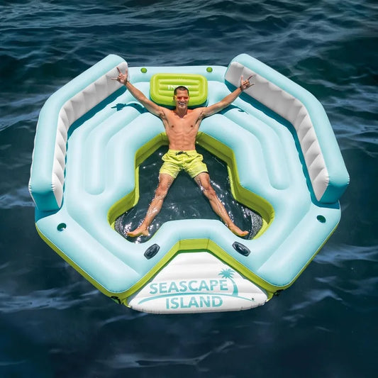 Seascape Inflatable Island Float