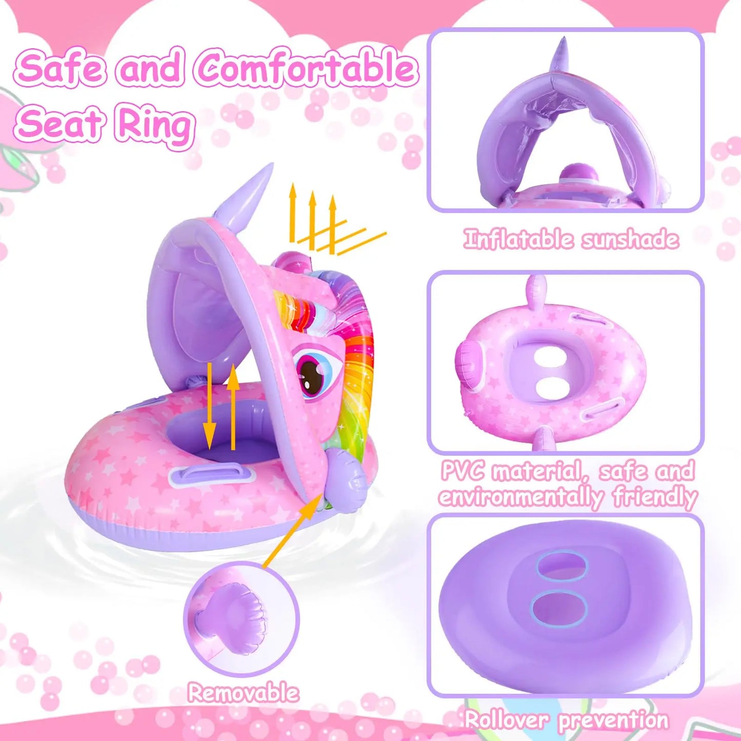 Baby Unicorn pool float
